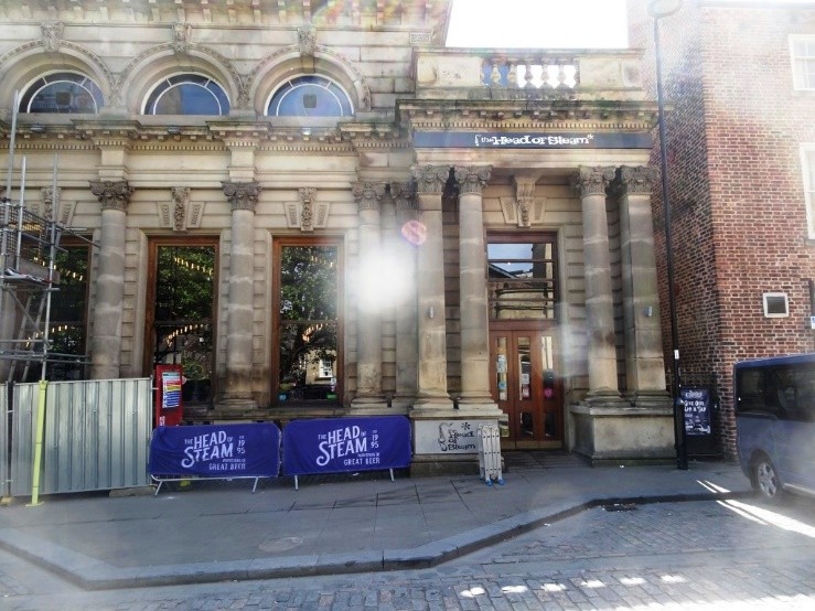 Asbestos survey, The Head of Steam, Norfolk Street, Sheffield